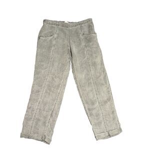 C&C California Chambray Jogger Pants Gray Juniors Medium Elastic Waist